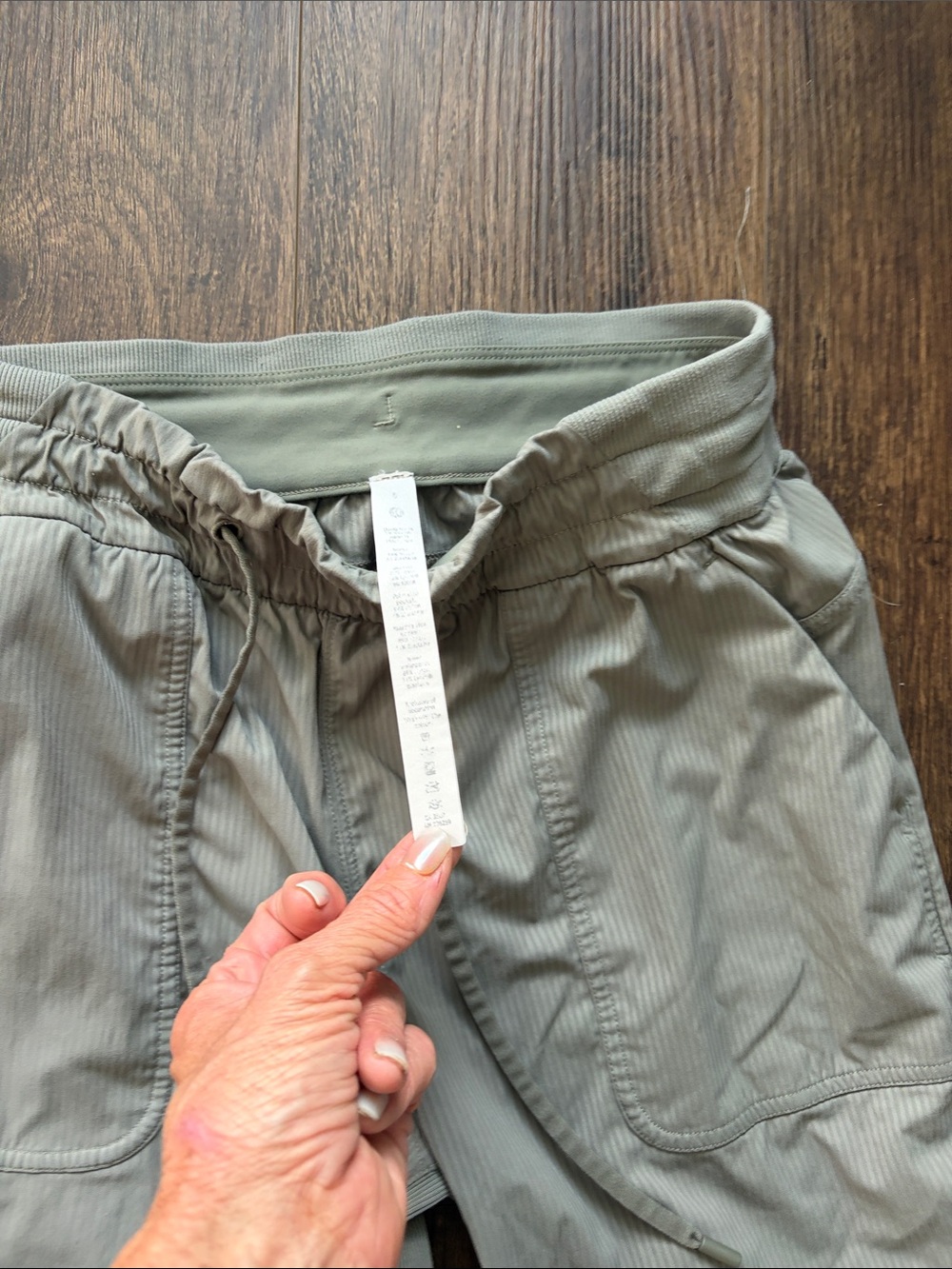 lululemon athletica Olive Green Drawstring Jogger Pants